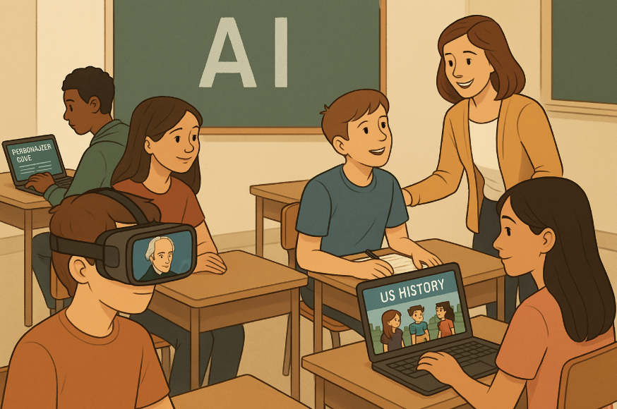 Students and teachers effectively integrate AI in classrooms.